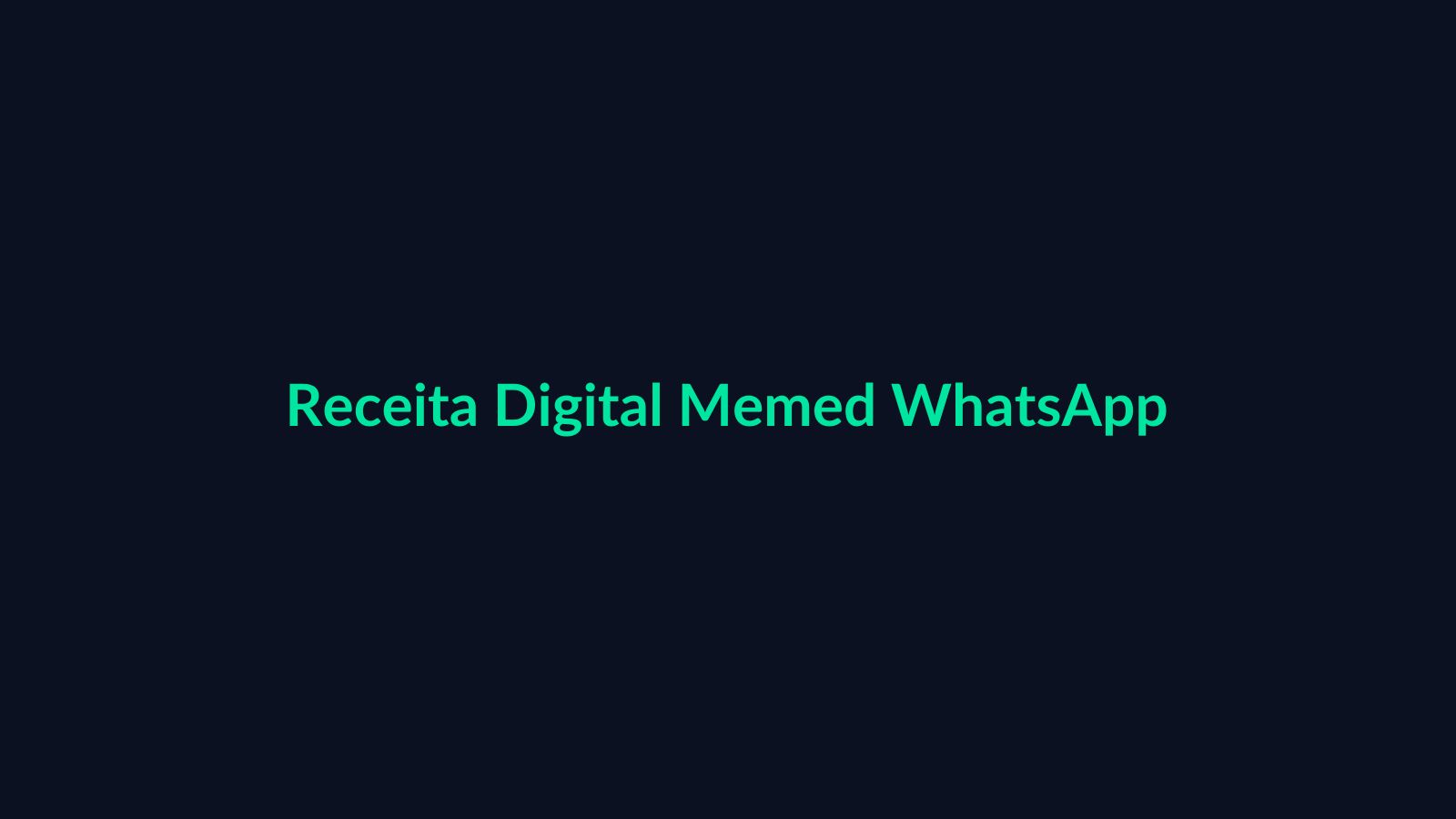 Médico enviando receita digital pelo celular ao paciente via WhatsApp